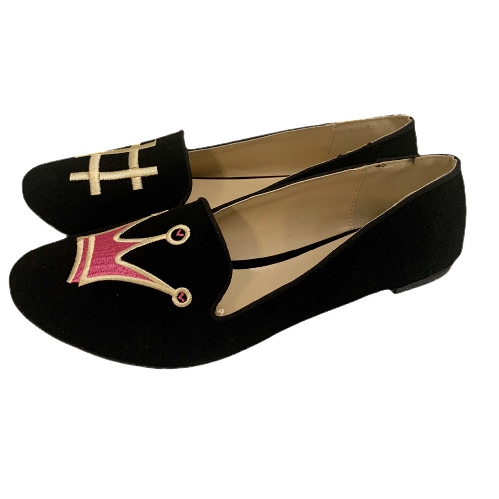 Qupid Salve Black Nubuck Shoes Size 8